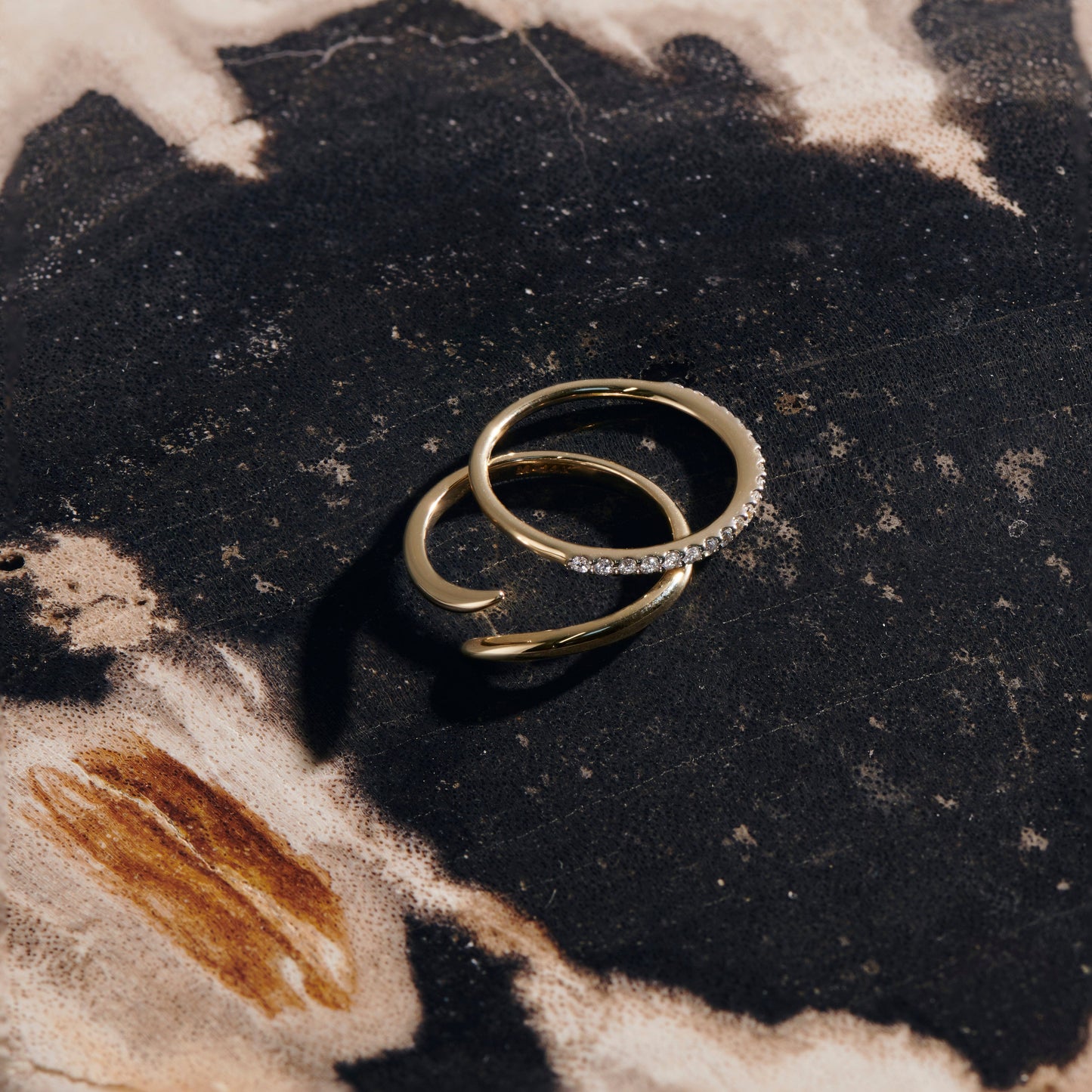Solid Gold Open Claw Ring | 14ct Solid Gold