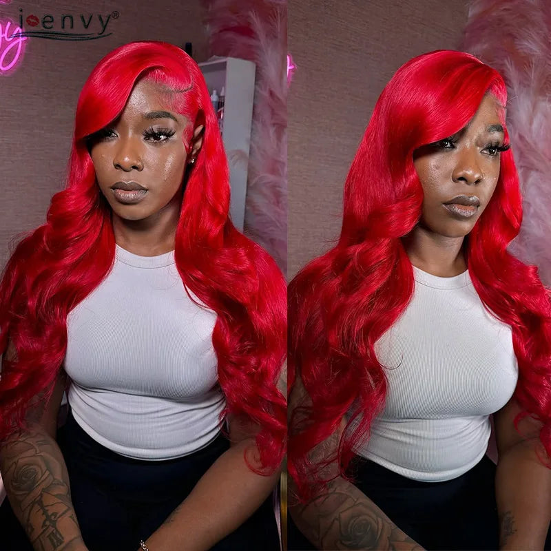 Orange Brown Lace Front Wigs Colored Ginger Blonde 13X6 Lace Frontal Human Hair Wigs Remy Burgundy Red Body Wave Lace Front Wig
