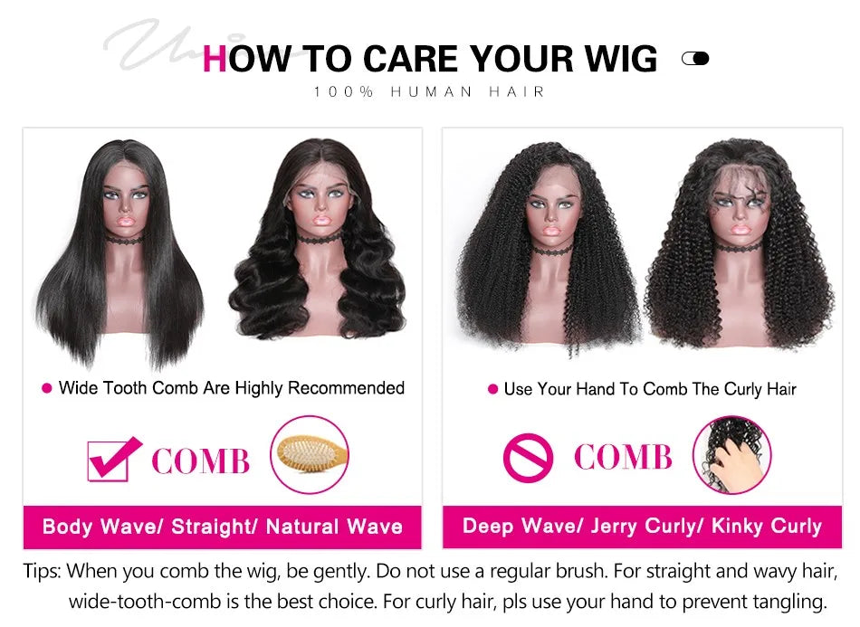 UNice 7x5 Bye Bye Slip Black to Chestnut Brown Ombre Yaki Straight Human Hair Wigs With Invisi Drawstring