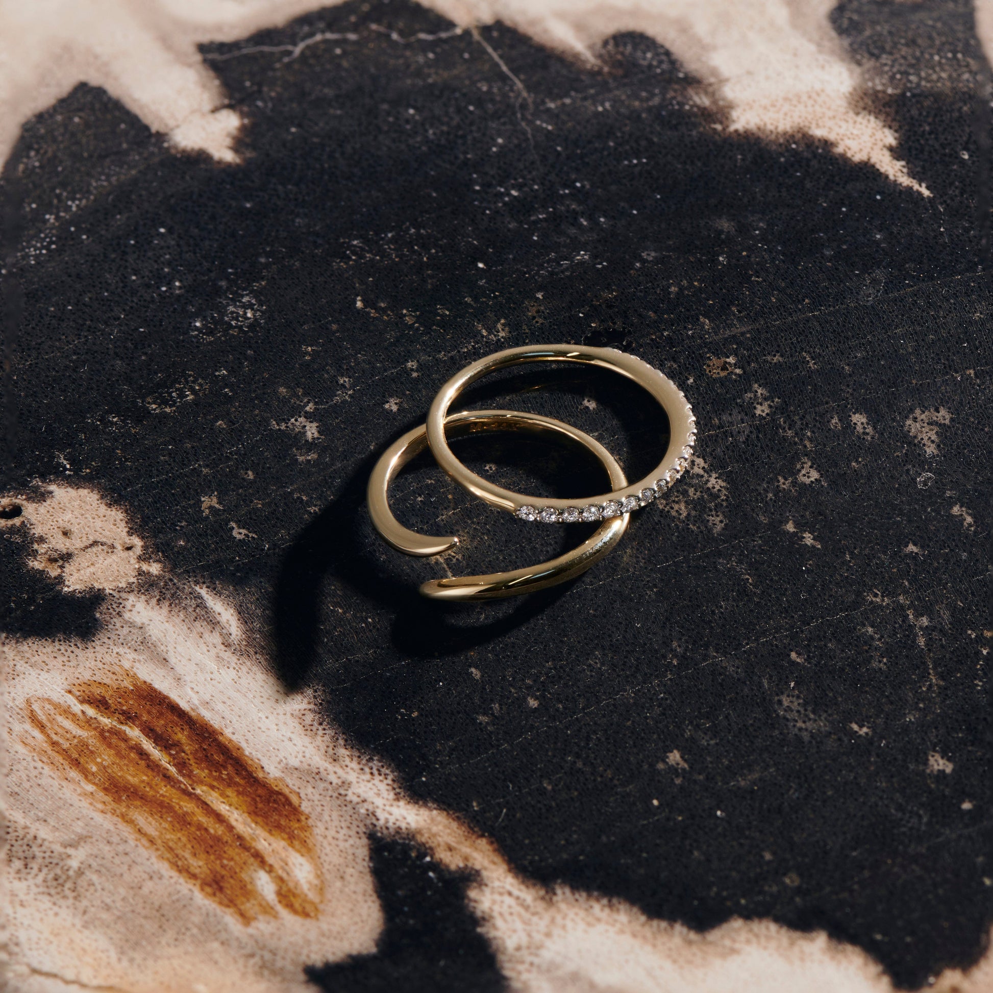 Solid Gold Open Claw Ring | 14ct Solid Gold