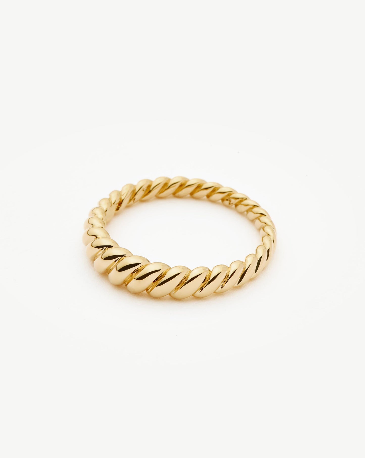 Solid Gold Twisted Classic Ring | 14ct Solid Gold
