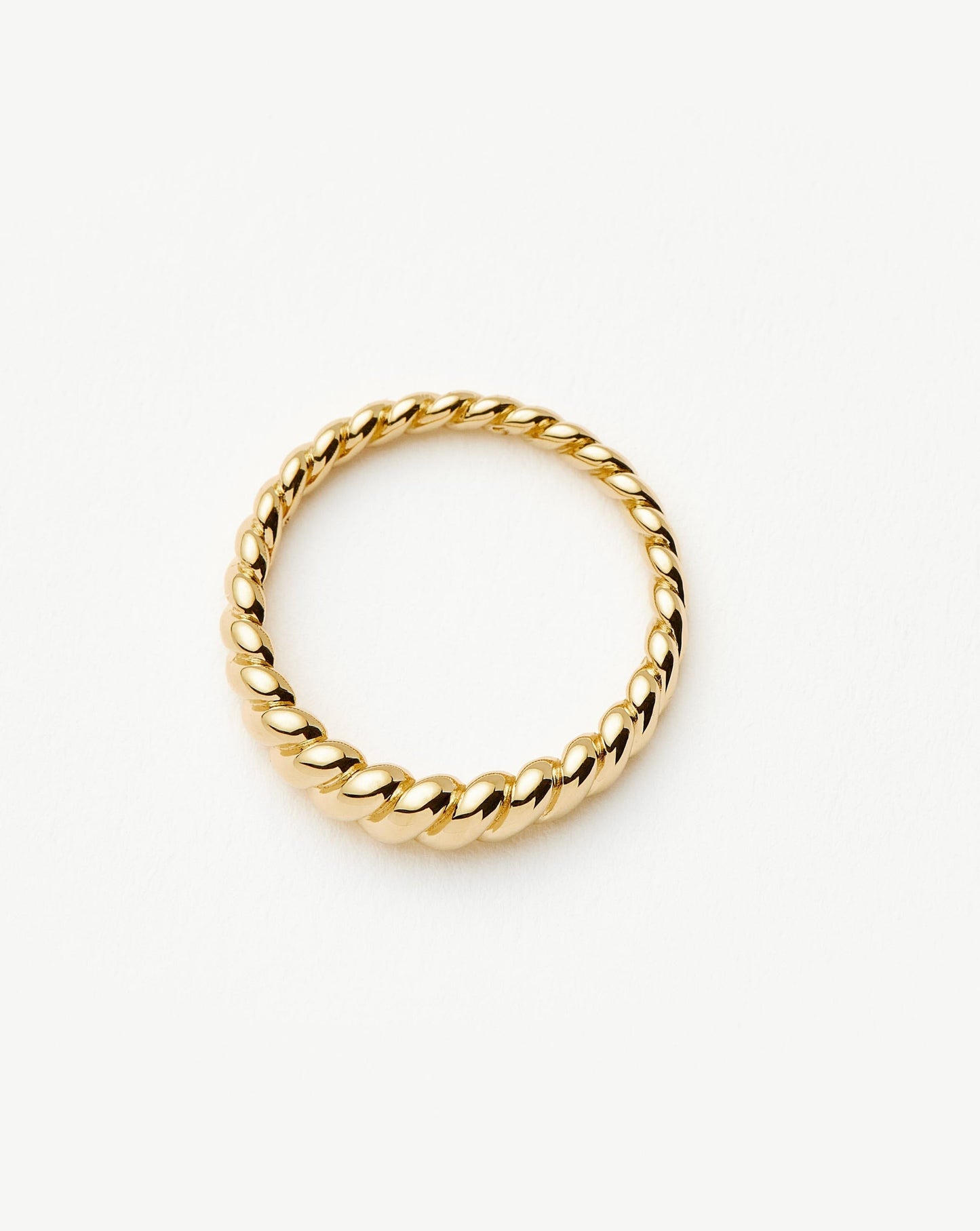 Solid Gold Twisted Classic Ring | 14ct Solid Gold