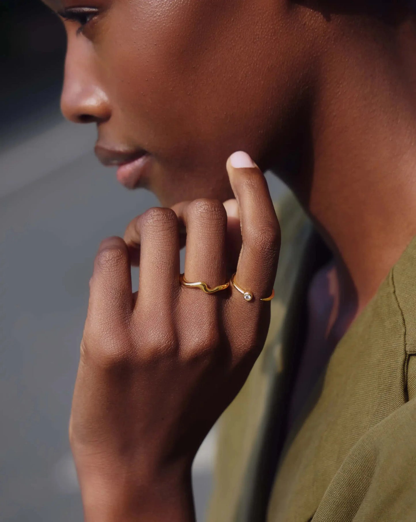 Interstellar Ring | 18ct Gold Vermeil/Cubic Zirconia
