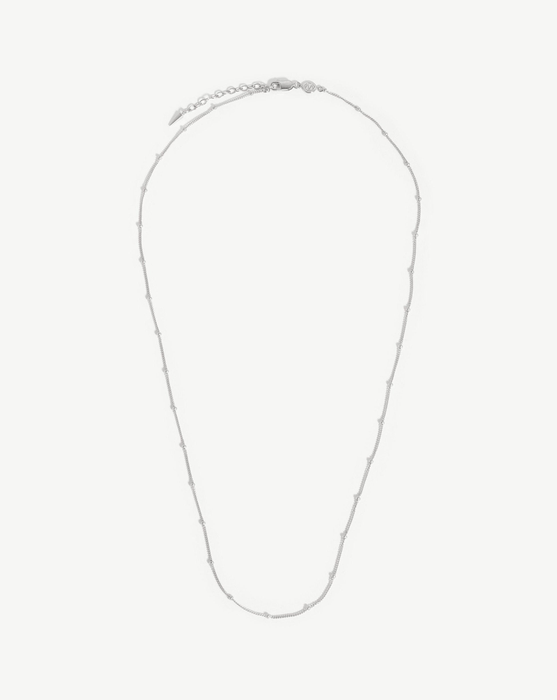 Long Bobble Chain Necklace