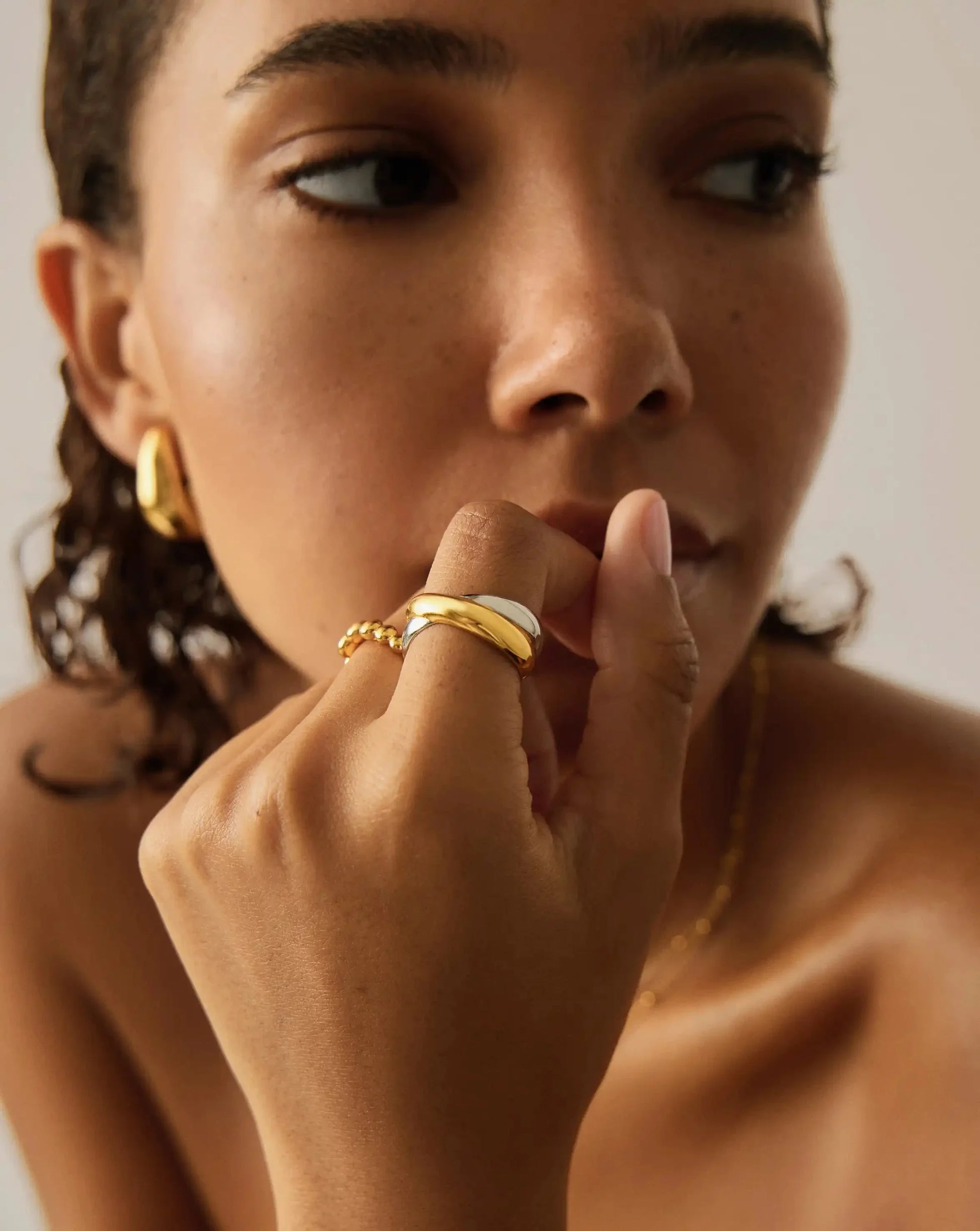 Lucy Williams Chunky Entwine Ring | Mixed Metal