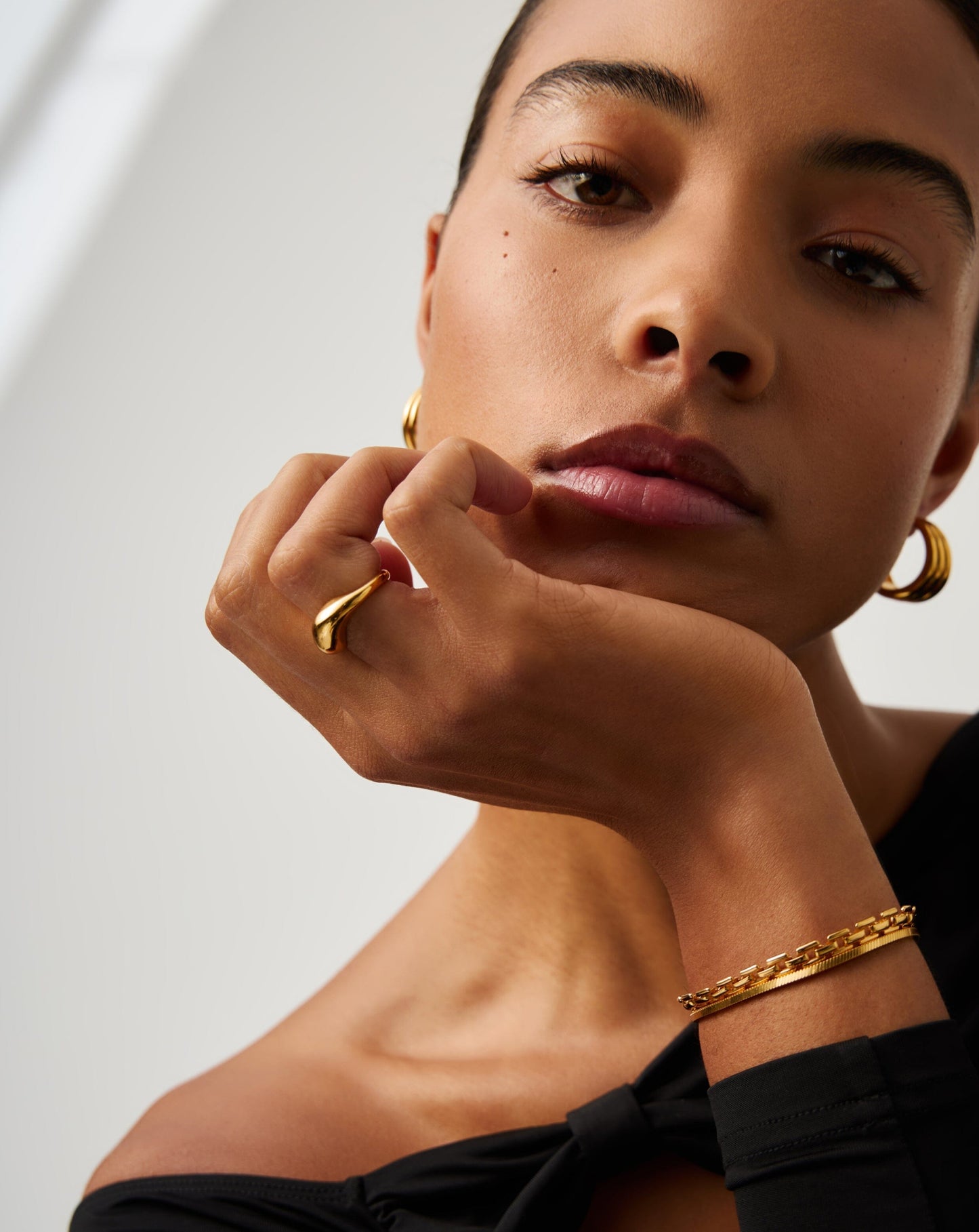 Savi Signature Stacking Ring | 18ct Gold Vermeil