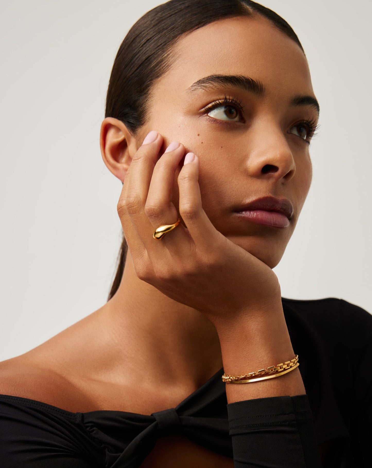 Savi Signature Stacking Ring | 18ct Gold Vermeil