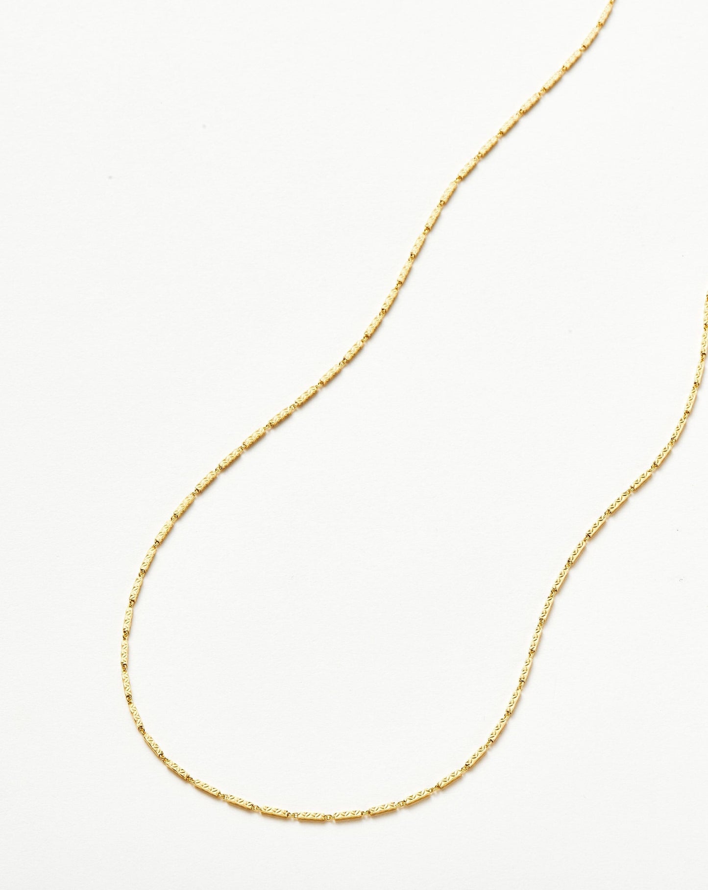 Savi Textured Link Chain Necklace
