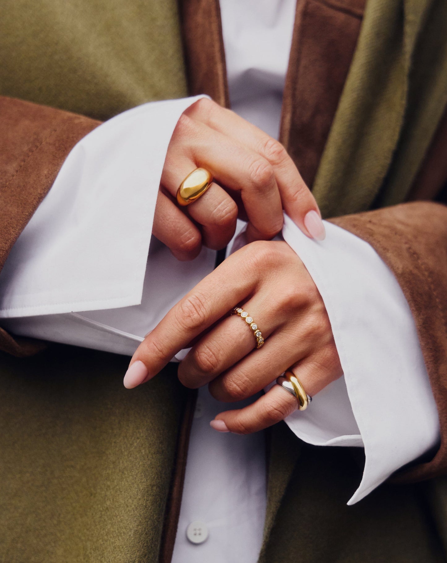 Lucy Williams Chunky Entwine Ring | Mixed Metal